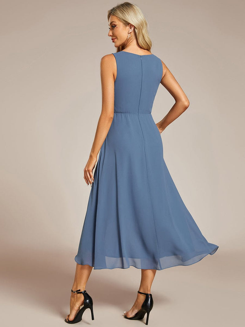 Esme mother of the bride dress in dusky navy s12 Express NZ wide - Bay Bridal and Ball Gowns