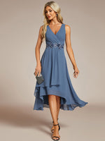 Esme mother of the bride dress in dusky navy s12 Express NZ wide - Bay Bridal and Ball Gowns