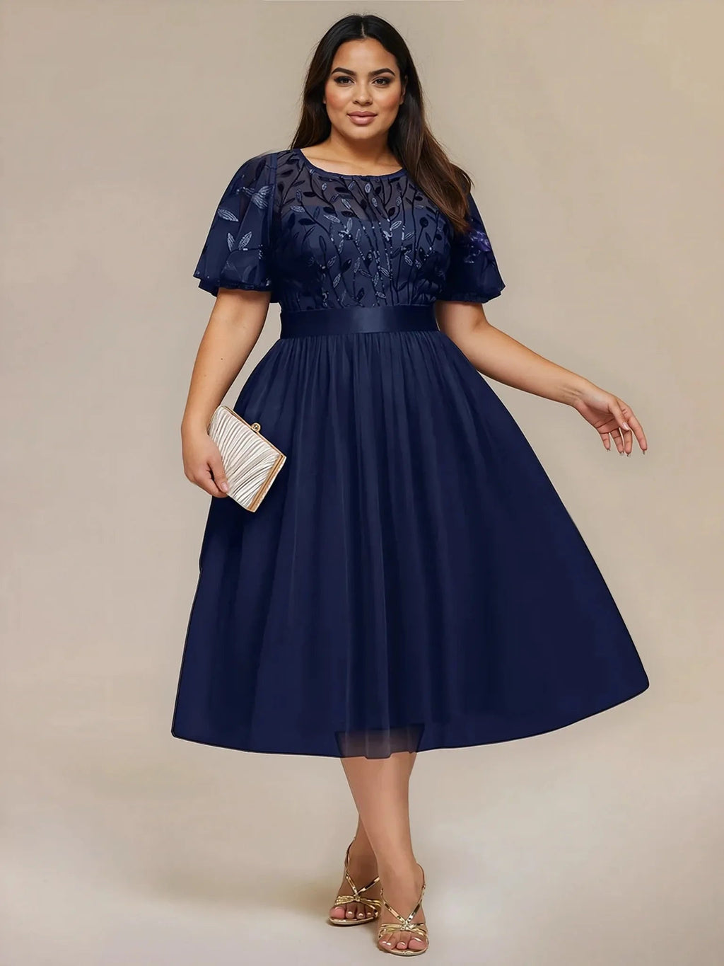 Georgia short length mother of the bride/groom dress - Bay Bridal and Ball Gowns