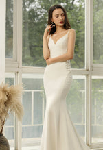 Jara Ivory Fit and Flare Wedding Gown with Train Size 12 COMING SOON - Bay Bridal and Ball Gowns