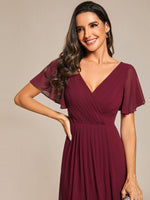 Jerry burgundy mother of groom or day dress s12 - 14 Express NZ wide - Bay Bridal and Ball Gowns