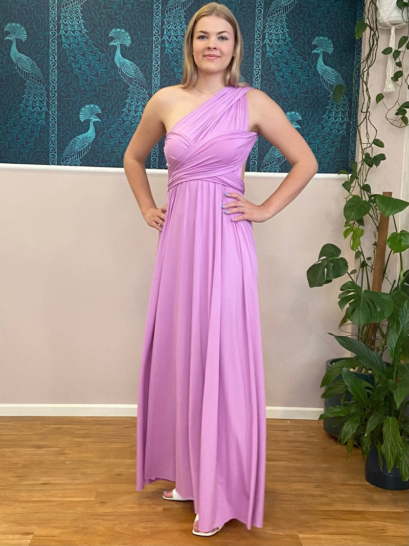 lilac multiway bridesmaid dress Lilac Infinity Dress Multiway Bridesmaid Dress Convertible Made in USA main image 0