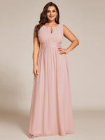 Liza chiffon bridesmaid dress with decorative waist - Bay Bridal and Ball Gowns