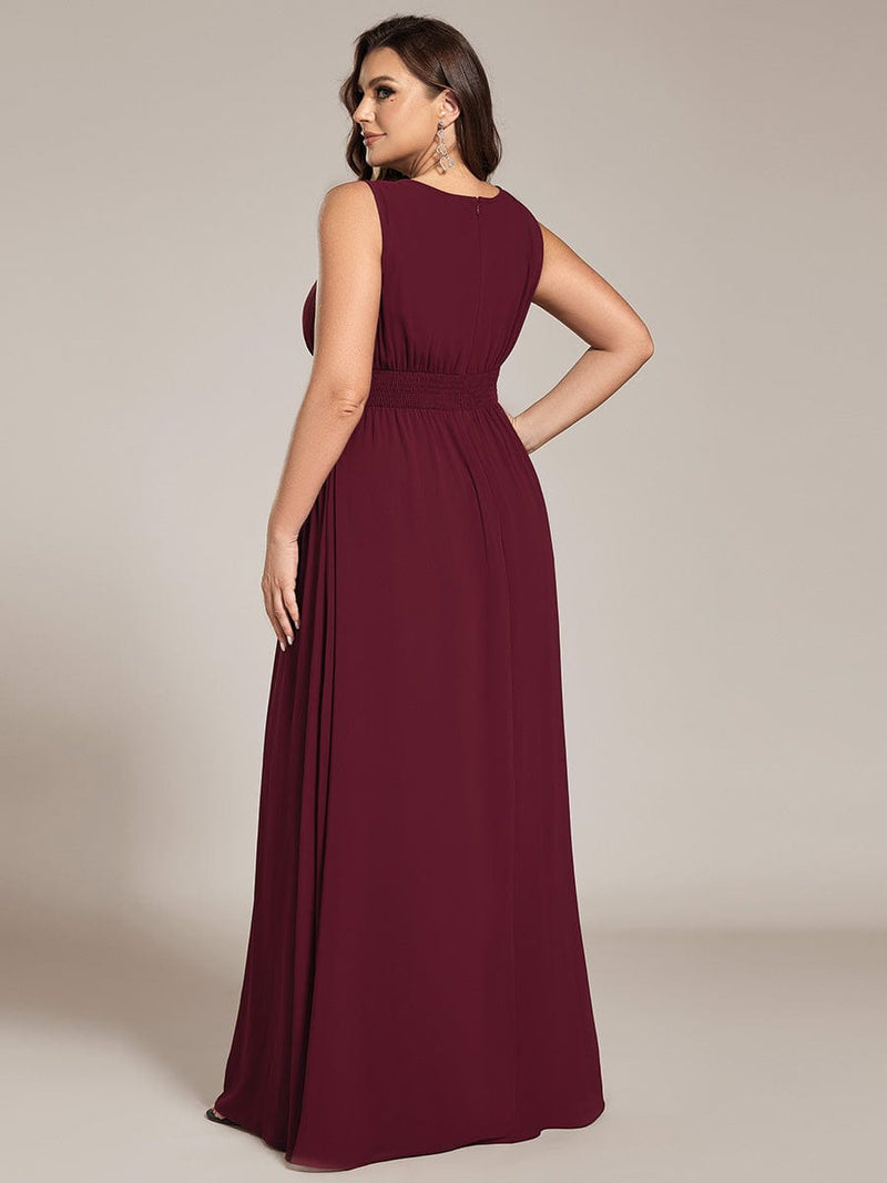 Liza chiffon bridesmaid dress with decorative waist - Bay Bridal and Ball Gowns