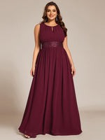 Liza chiffon bridesmaid dress with decorative waist - Bay Bridal and Ball Gowns