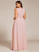 Liza chiffon bridesmaid dress with decorative waist - Bay Bridal and Ball Gowns