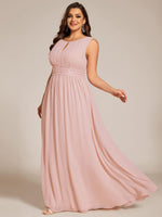 Liza chiffon bridesmaid dress with decorative waist - Bay Bridal and Ball Gowns