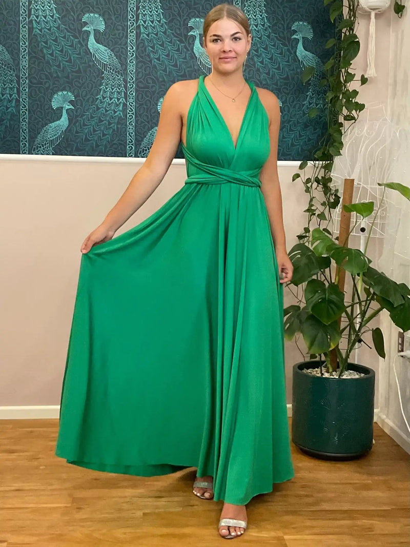 infinity dress emerald green NZ in | Custom Length Bridesmaid Size:Children's size - Size 1 season:SC26 New Anthropologie x Maeve Get Free Fabric Swatches