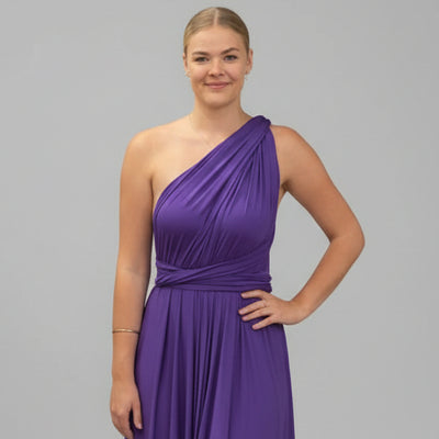 Luxe Multiway A - Line Infinity Dress in Cadbury Purple Infinity Cadbury Purple