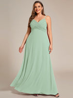 Malika elegant cross front cowl back bridesmaid dress - Bay Bridal and Ball Gowns