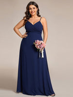 Malika elegant cross front cowl back bridesmaid dress - Bay Bridal and Ball Gowns