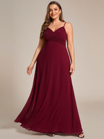 Malika elegant cross front cowl back bridesmaid dress - Bay Bridal and Ball Gowns