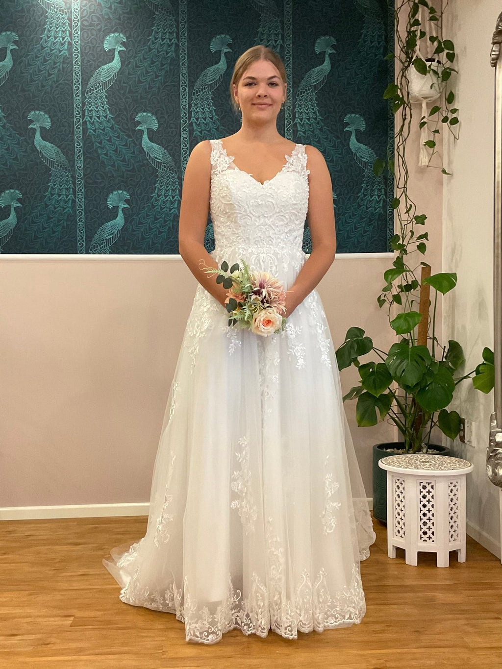 Missy ivory tulle and lace wedding gown Express NZ wide - Bay Bridal and Ball Gowns