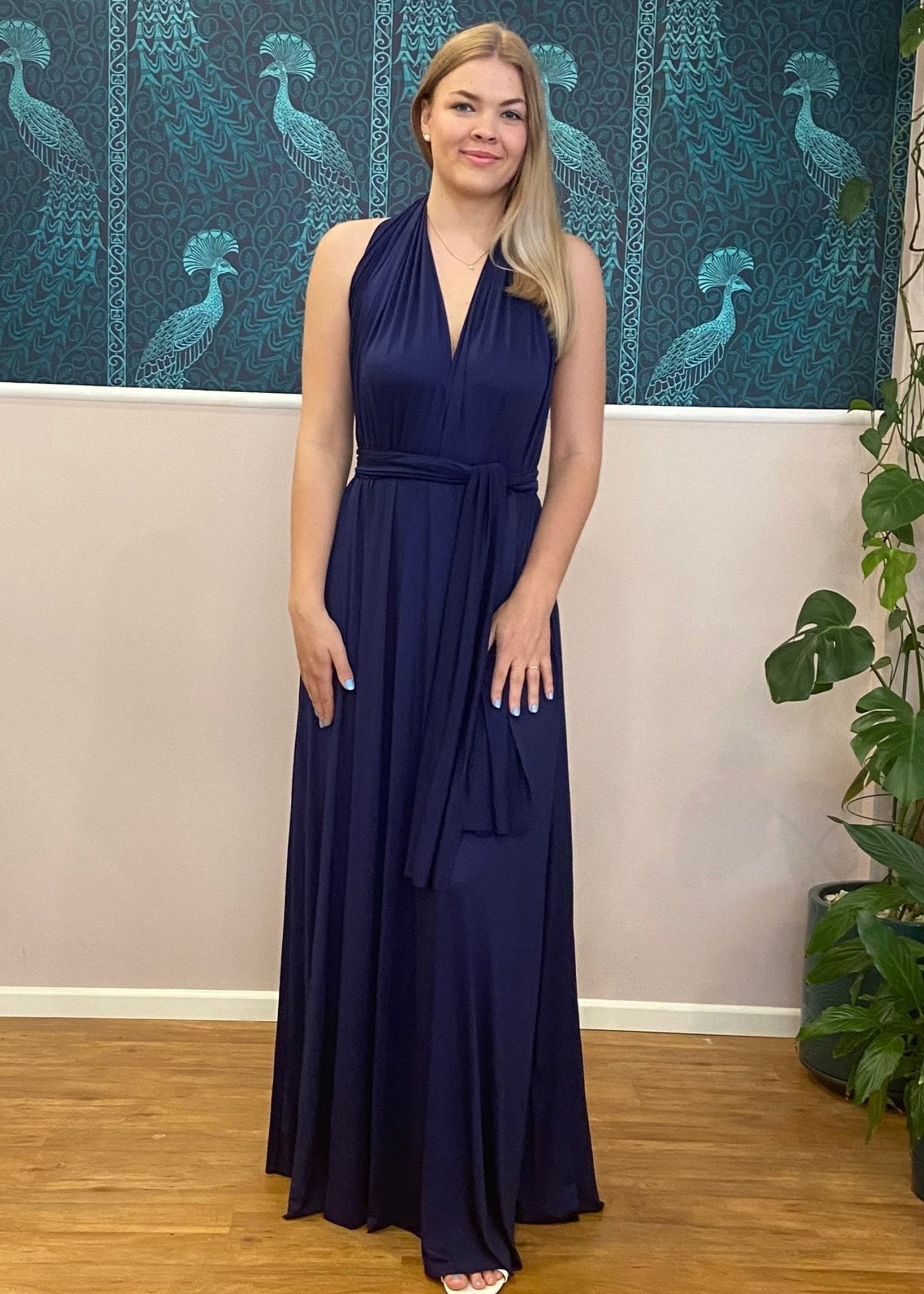 navy blue multiway bridesmaid dress Buy Navy Blue Mesh Multiway Wedding Guest Bridesmaid Maxi Dress from Next USA