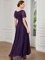 Steph mother of the bride/groom High Low lace dress - Bay Bridal and Ball Gowns