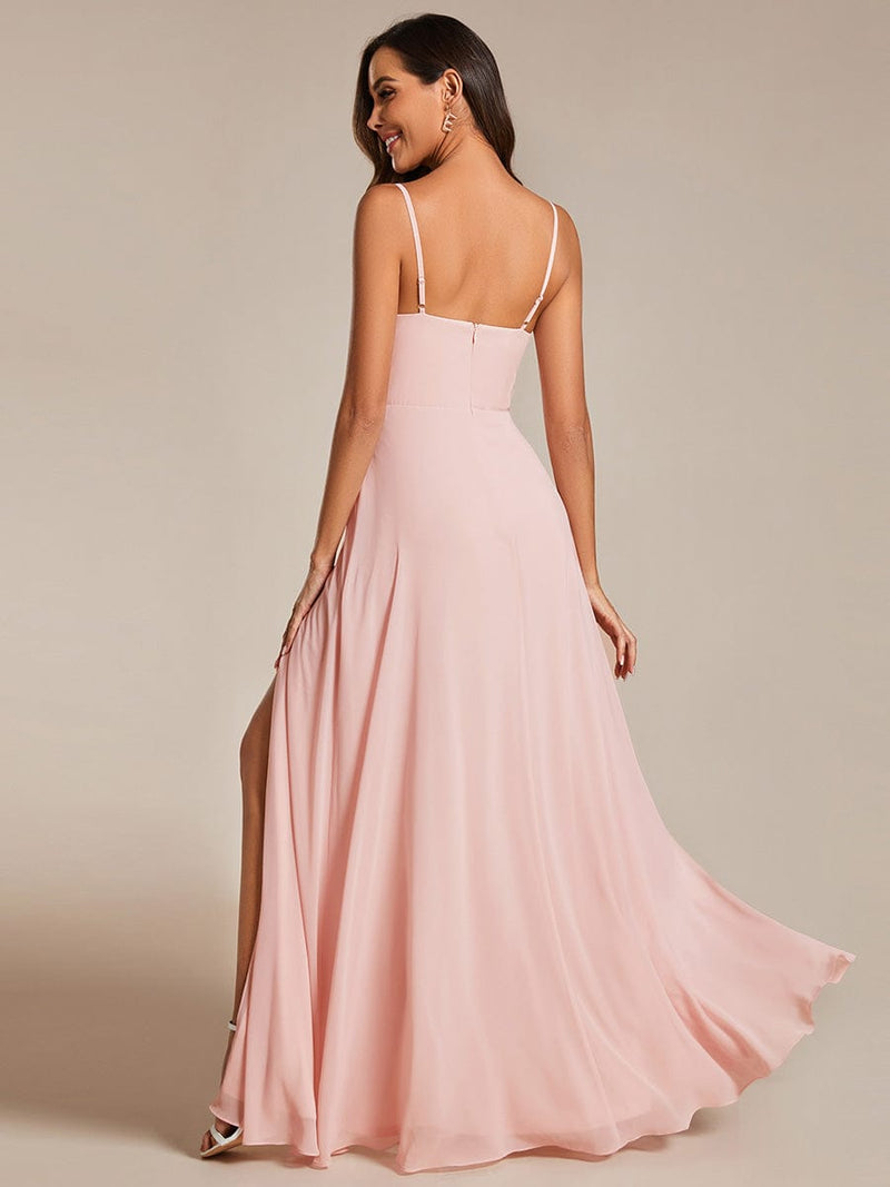 Sydney light pink corset ball dress in chiffon s12 Express NZ wide - Bay Bridal and Ball Gowns