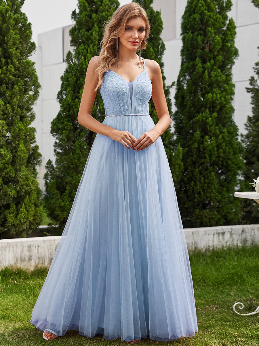 Taree princess soft tulle beaded ball gown - Bay Bridal and Ball Gowns