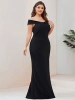 Tory black evening dress s14-16 Express NZ wide - Bay Bridal and Ball Gowns