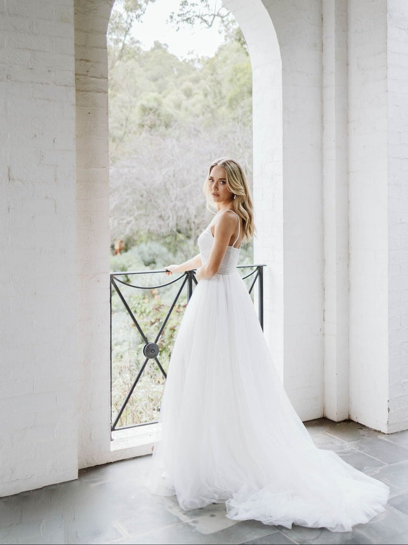 Wedding Societe sparkle tulle wedding dress Express NZ wide - Bay Bridal and Ball Gowns