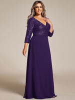 Yara decorated chiffon bridesmaid or ball dress - Bay Bridal and Ball Gowns