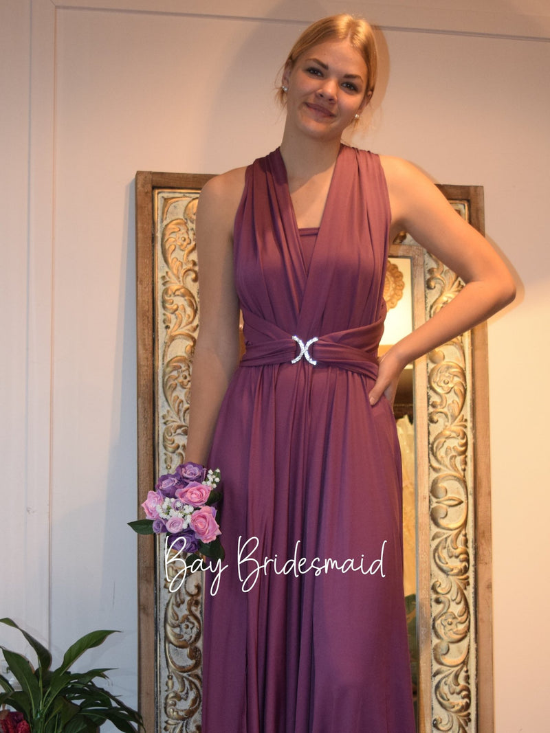 Sunset Purple Convertible Infinity bridesmaid dress Express NZ wide!