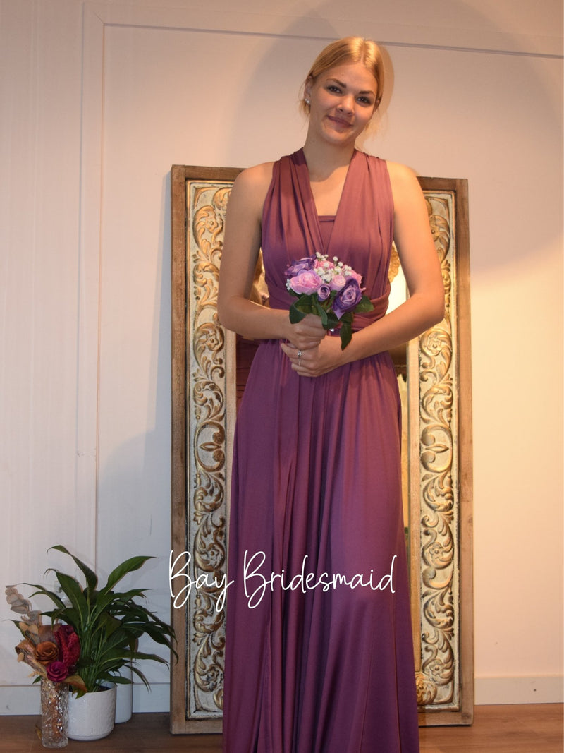 Sunset Purple Convertible Infinity bridesmaid dress Express NZ wide!
