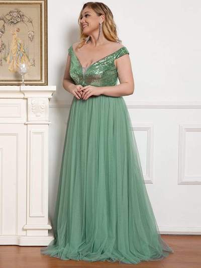 Dorine sequin and tulle ball or bridesmaid dress Bay Bridal and Ball Gowns