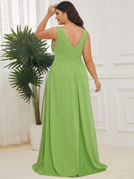 Karina low cut formal ball, party or bridesmaid dress in more colors - Bay Bridal and Ball Gowns