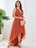 Loretta tulle ball or bridesmaid High Low evening dress - Bay Bridal and Ball Gowns