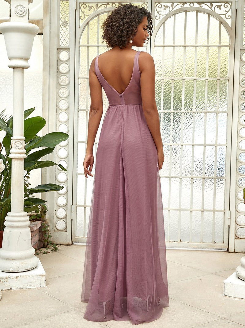 Alexa bridesmaid dress in dusky rose Express NZ wide - Bay Bridal and Ball Gowns