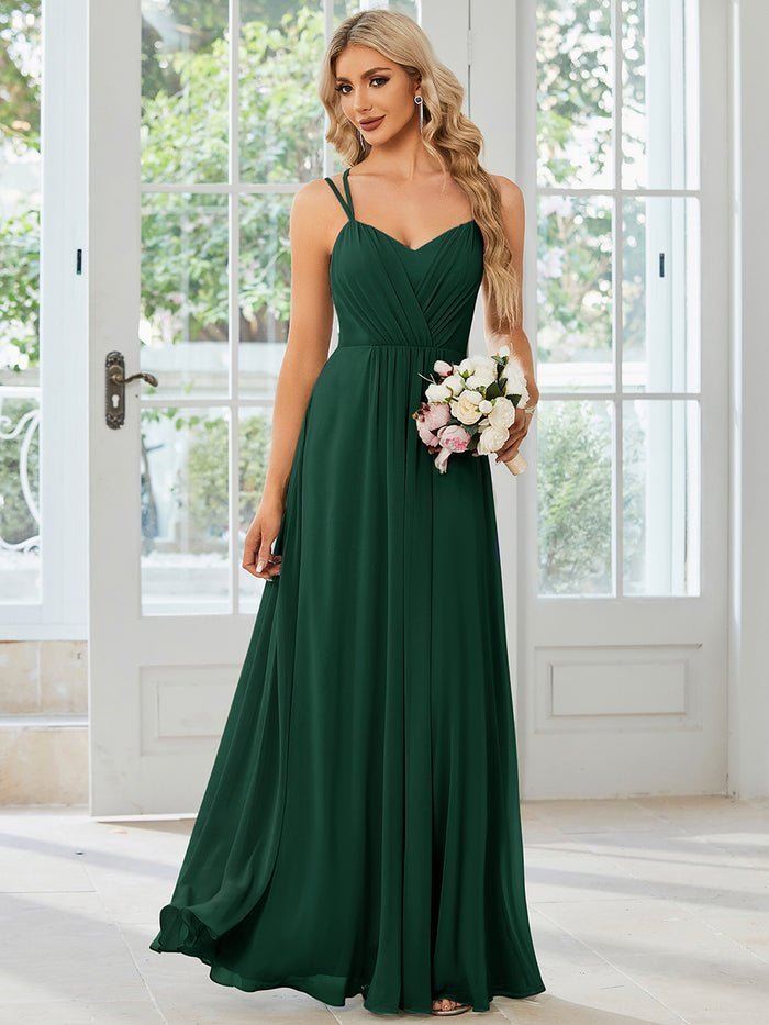 Aminata emerald gown with lace up back Express NZ wide - Bay Bridal and Ball Gowns