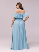 Angelina ball dress with split in light blue Express NZ wide! - Bay Bridal and Ball Gowns