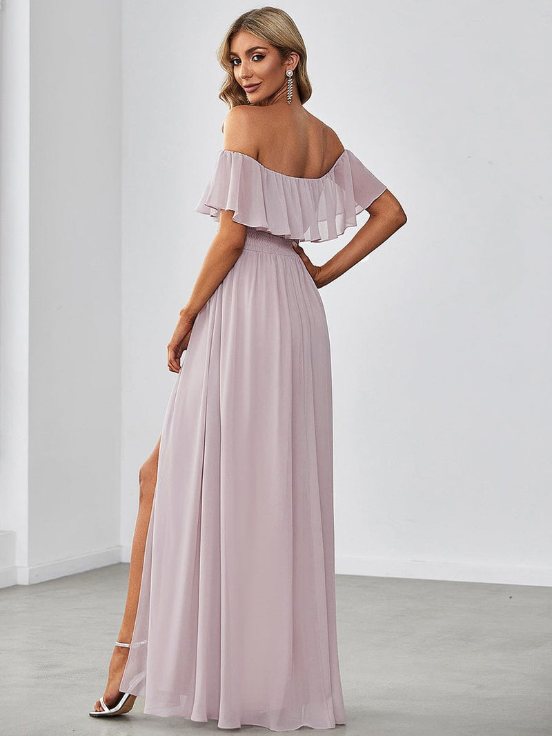 Angelina ball dress with split in lilac Express NZ wide! - Bay Bridal and Ball Gowns