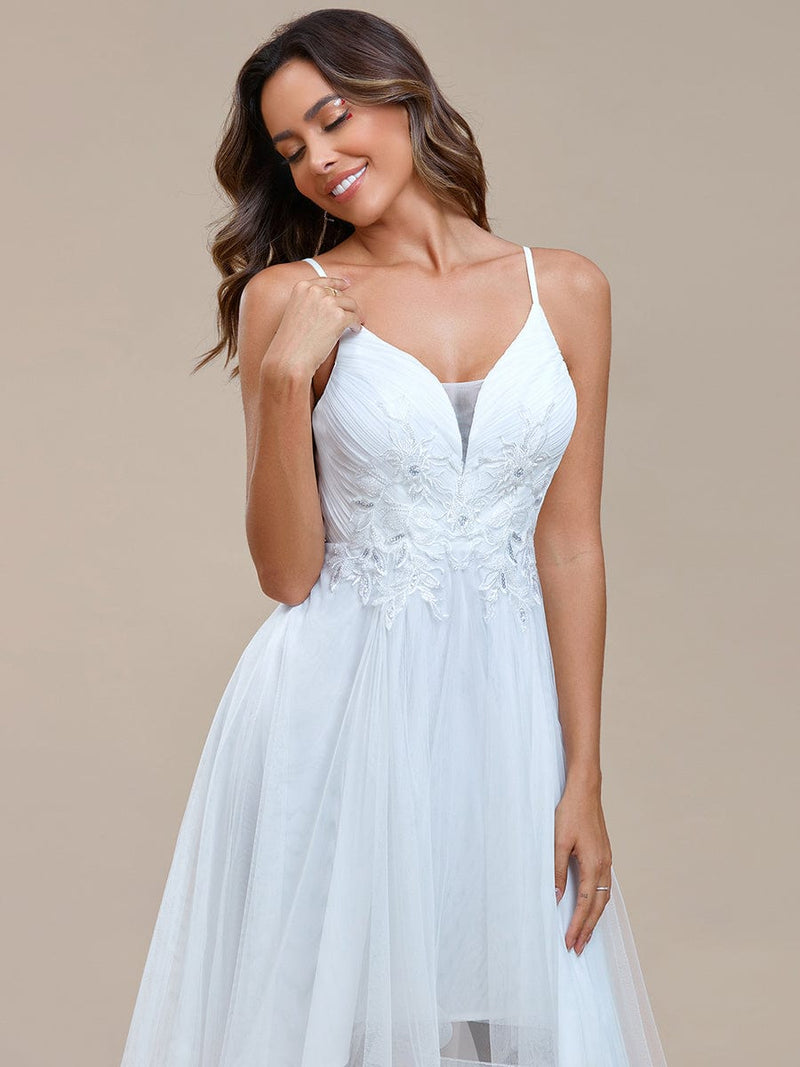 Aria white tulle and beaded wedding dress - Bay Bridal and Ball Gowns