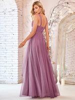 Cammy sleeveless tulle bridesmaid dress in dusky rose size 14 Express NZ wide - Bay Bridal and Ball Gowns