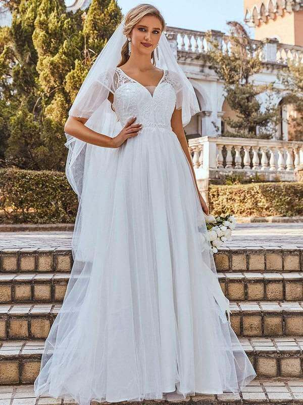 Candice sparkling plus size wedding dress in ivory Express NZ wide - Bay Bridal and Ball Gowns