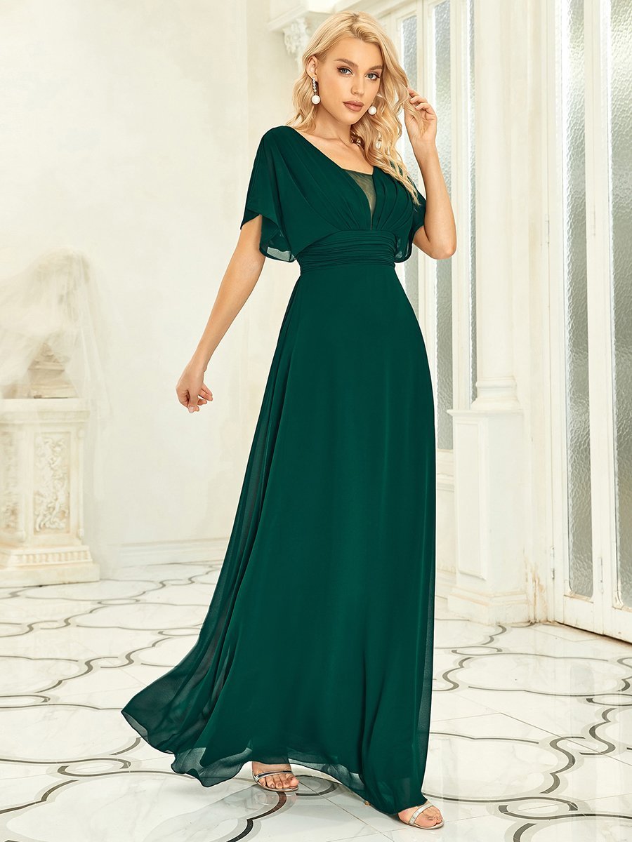 Emerald Green Satin Bridesmaid Dress Side Split Wedding Ceremony Dress 2024 Bridesmaids  Dresses One Shoulder Wedding Party Gowns