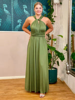 Classic Infinity bridesmaid dress in Olive Express NZ wide - Bay Bridal and Ball Gowns