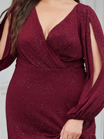 Dianne plus size evening ball dress in burgundy Express NZ wide - Bay Bridal and Ball Gowns