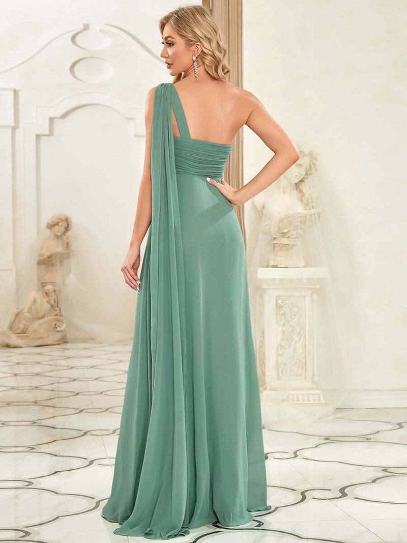 Emmerson ball dress in dusky green plus size 24 Express NZ wide - Bay Bridal and Ball Gowns