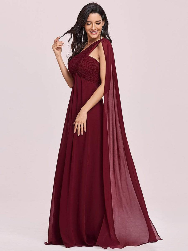 Emmerson maternity ball dress in burgundy red Express NZ wide - Bay Bridal and Ball Gowns