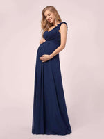 Gemma maternity bridesmaid dress in navy blue Express NZ wide - Bay Bridal and Ball Gowns
