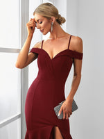 Honey bodycon party ball dress s6-18 Burgundy Express NZ wide - Bay Bridal and Ball Gowns