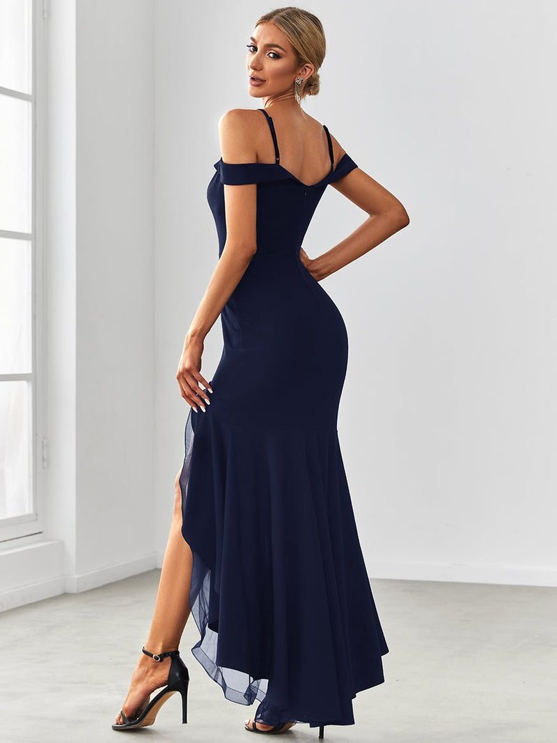 Honey navy blue bodycon salsa style dress s16-18 Express NZ wide - Bay Bridal and Ball Gowns
