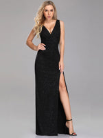 Jamie sparkling evening ball or bridesmaid dress in black Express NZ wide - Bay Bridal and Ball Gowns