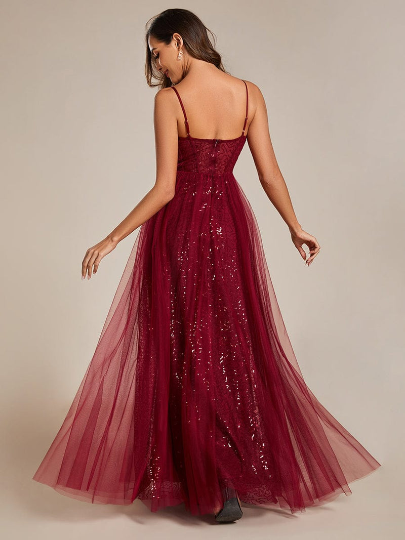Jemima burgundy sequin and tulle corset ball dress s8 Express NZ wide - Bay Bridal and Ball Gowns
