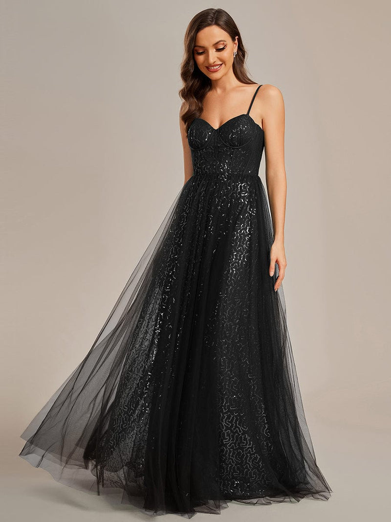 Jemima sequin and tulle corset ball dress - Bay Bridal and Ball Gowns