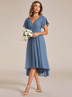 Jerry mother of the groom gown s10 in dusky navy Express NZ wide - Bay Bridal and Ball Gowns