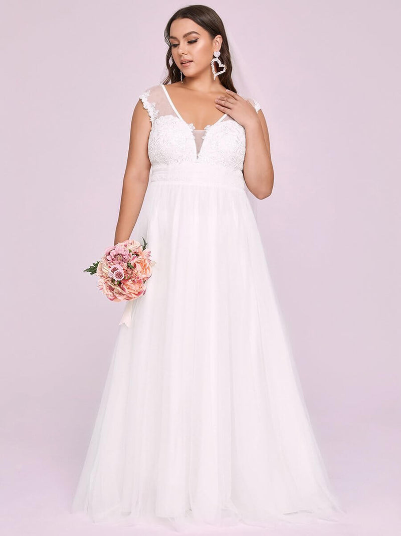 Joni minimalist plus size wedding dress in ivory Express NZ wide! - Bay Bridal and Ball Gowns