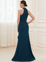 Jordin sleeveless pencil dress in teal size 10-12 Express NZ wide - Bay Bridal and Ball Gowns